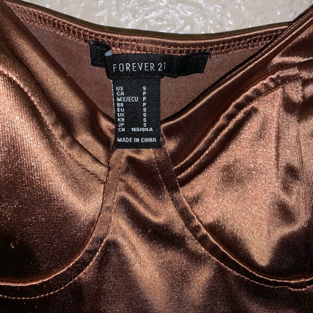 Silky bustier top bodysuit - Picture 4 of 4